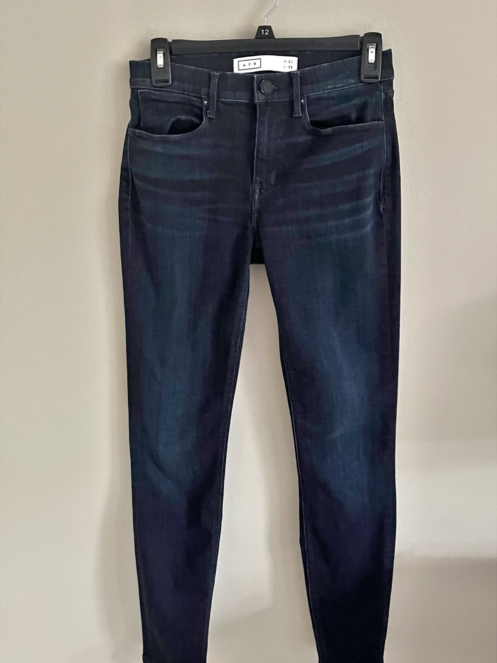 AYR Jac’s jeans dark wash skinny jeans sz 27